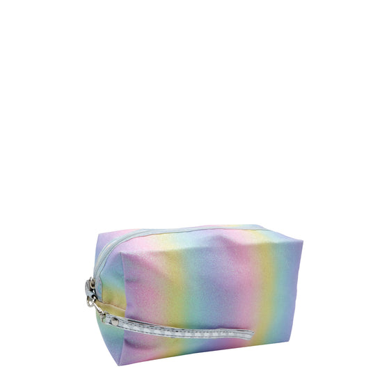 Rainbow Glitter Make - Up Bag - 19 X 9 X 11cm