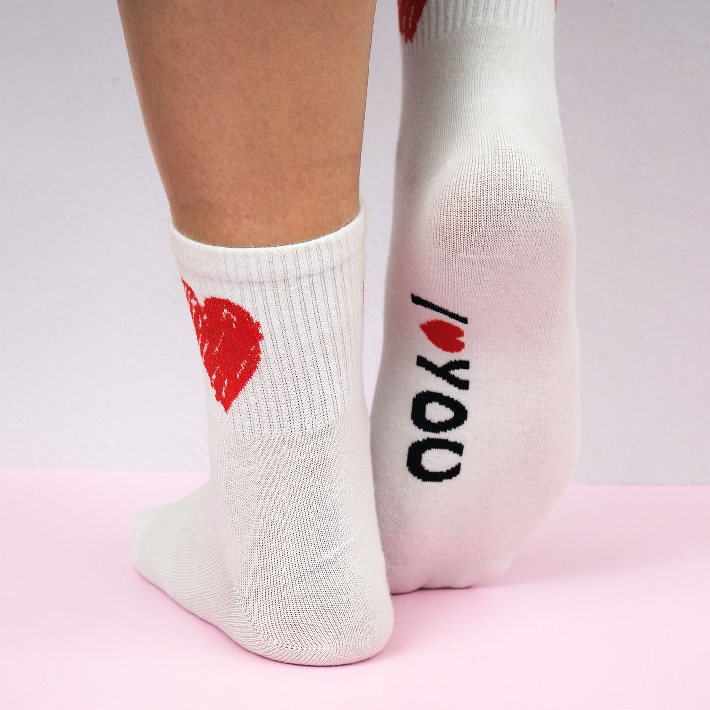 Valentine's Novelty Socks (I Love You) - One Size Fits Most