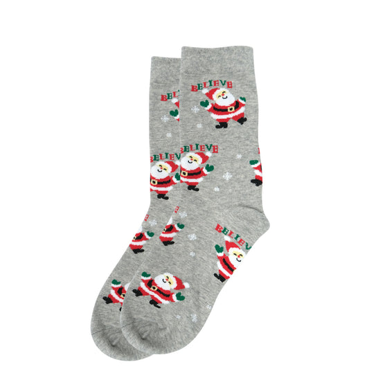 Christmas Novelty Socks (Believe) - One Size Fits Most