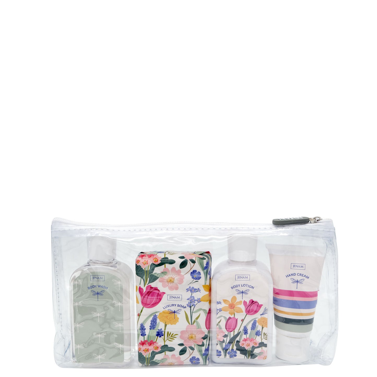 Time To Bloom Summer Spa - 144ml Body Wash, 144ml Body Lotion, 50ml Hand Cream, 200g Soap & PVC Cosbag