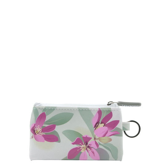 Floral Elegance Keyring Coin Purse - 8 x 12.5cm