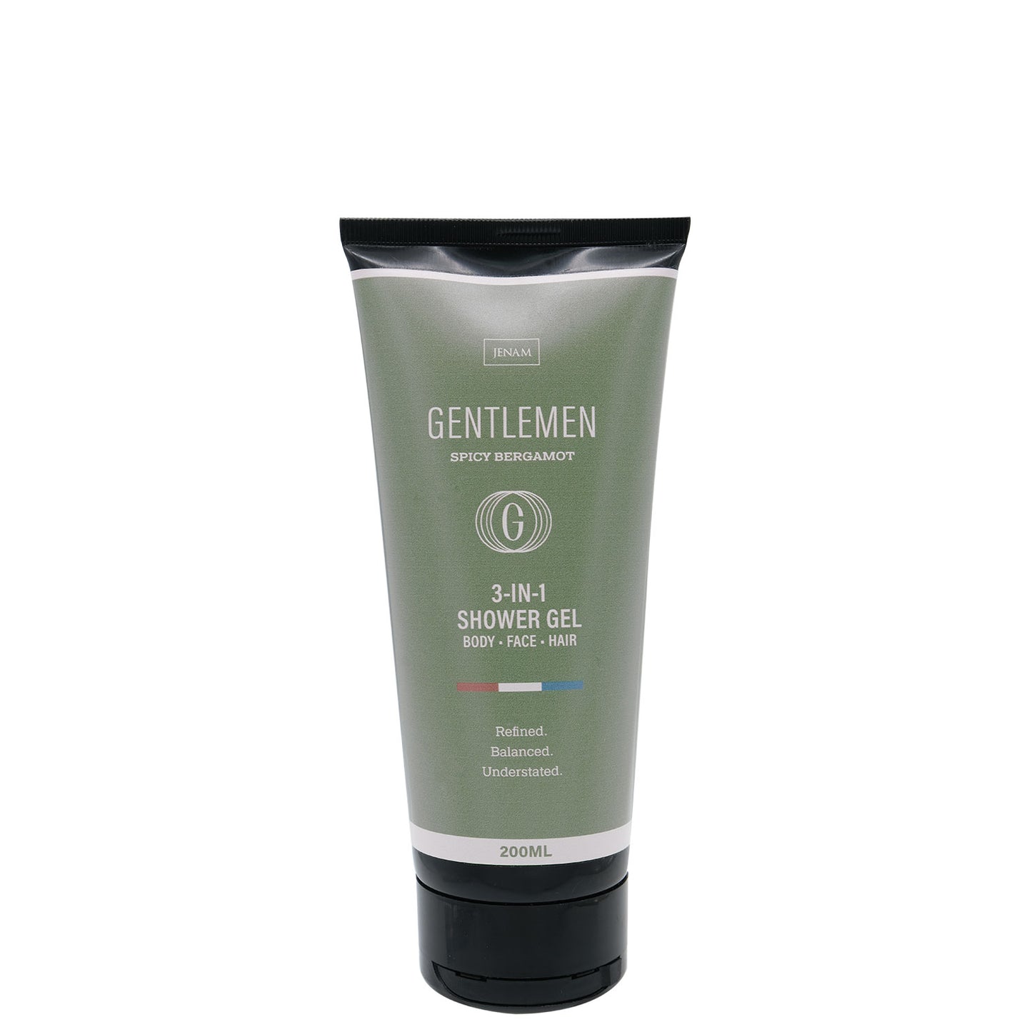 Gentlemen 3-In-1 Shower Gel (Body, Face & Hair) (Spicy Bergamot) - 200ml