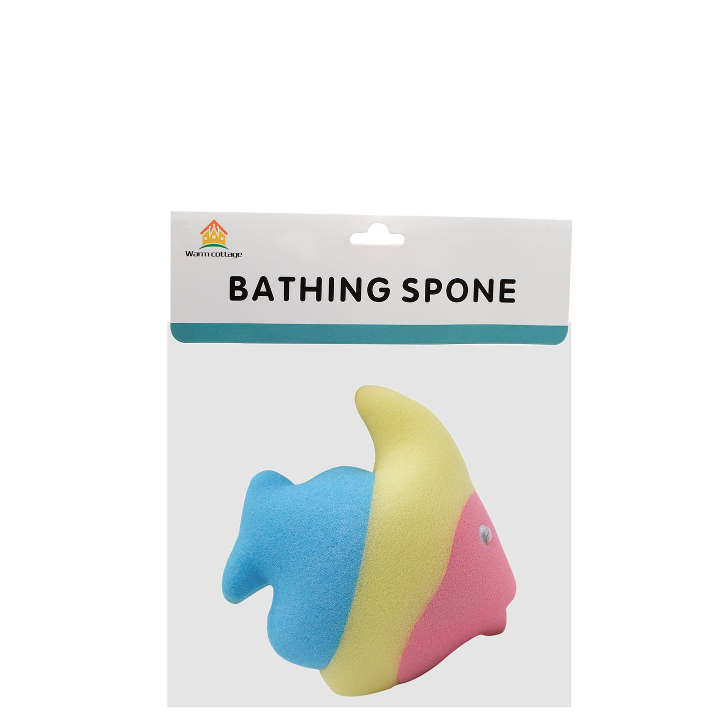 Happy To Sea You Bath Sponge (Fish) - 14 x 7 x 15cm