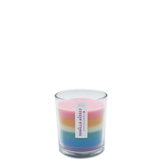 100% Happy Layered Candle - 280g (8 x 10cm)