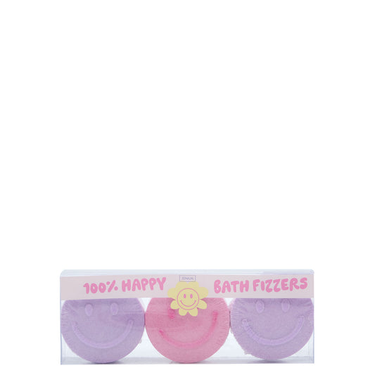 100% Happy Bath Fizzers - 3 x 30g