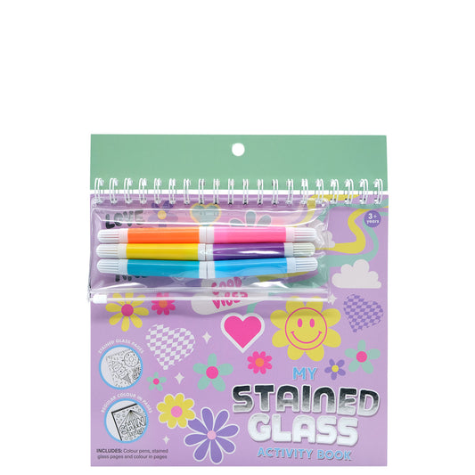 100% Happy Activity Book - 6 Colour Pens & Activity Pages