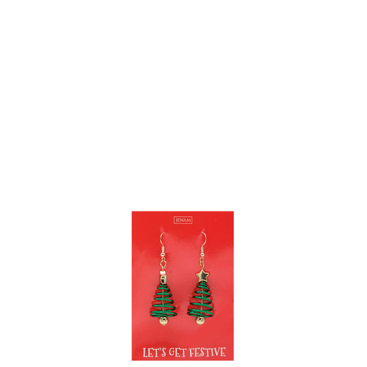 Christmas Earrings (Spiral Tree)