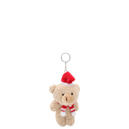 Christmas Teddy Keyring - 14cm