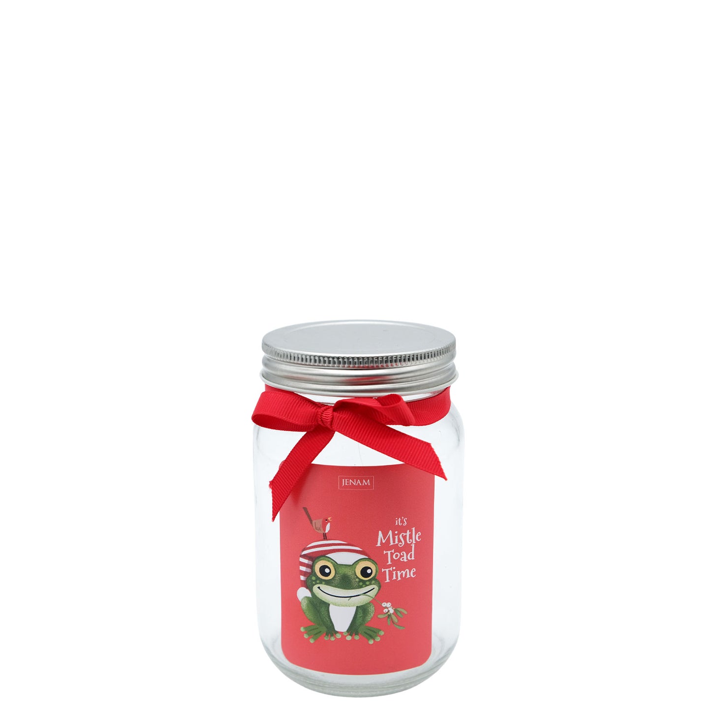 Christmas Glass Jar (500ml) (Toad)