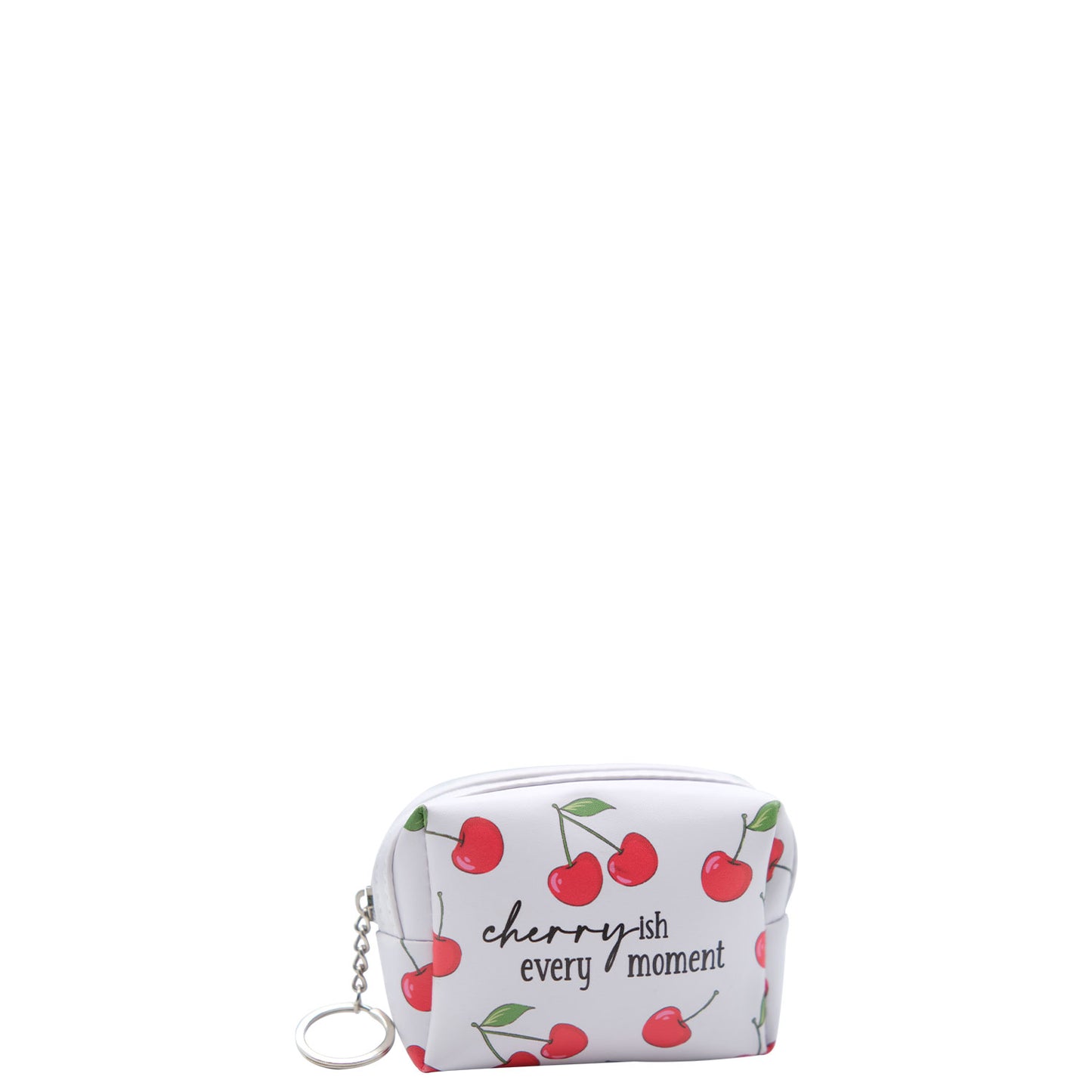 Cherry Love Keyring Coin Purse (Cherry-ish Every Moment) - 9 x 4.5 x 7.5cm